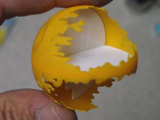 Illustration for article titled That's No Moon...It's An Insanely Detailed Death Star Made Out of a Ping Pong Ball